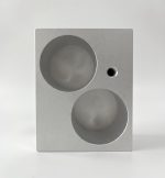 Aluminum Block 75*95*50mm, Hole Dia.: 44.5 mm Hole Depth: 48 mm